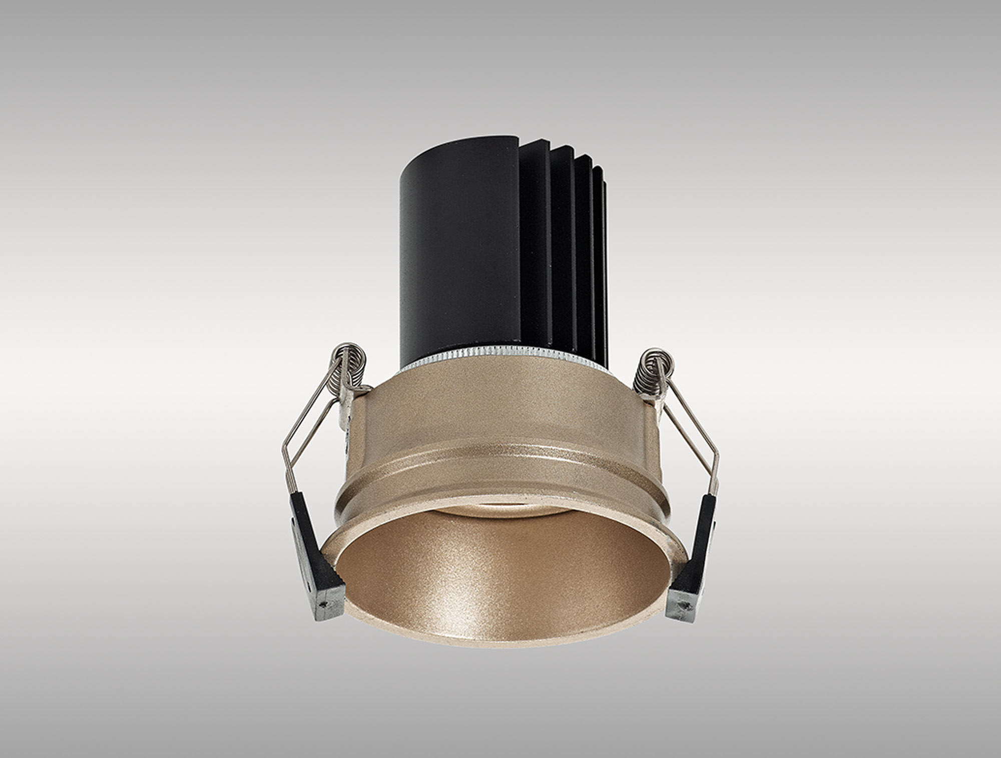 Bania A 12 Powered by Tridonic  12W 2700K 1200lm 36° CRI>90 LED Engine, 350mA Gold Adjustable Recessed Spotlight, IP20 DM201749  Dlux Bania A 12